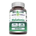 Amazing Formulas Melonatin Suplemen 124; Unflafedored 124; 5 Mg 14; 180 Tablet 14; Non-GMO 124; Gluten Free Alag124; Dibuat di USA