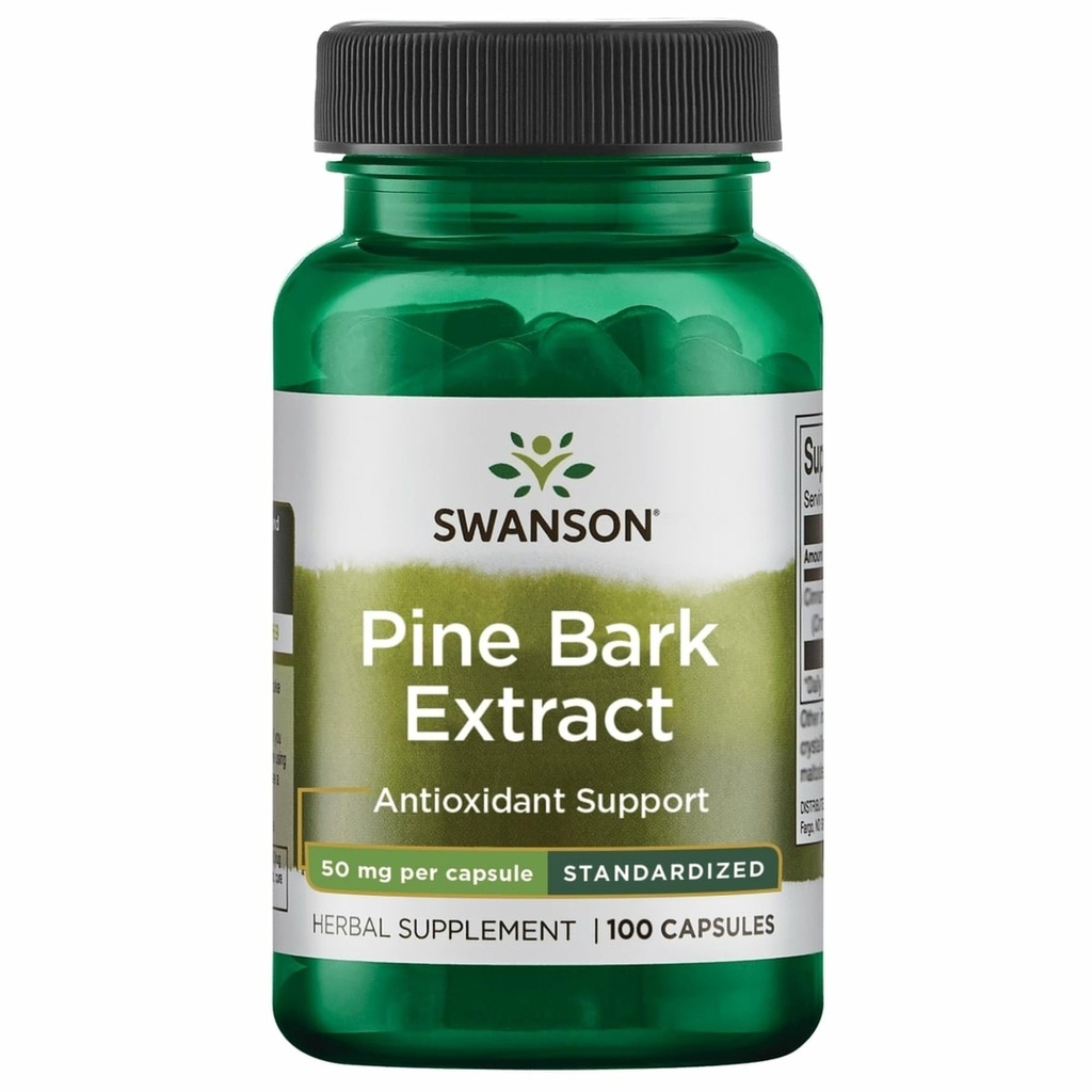 Swanson Pine Bark Ekstrak 50 Miligram 100 Kapsul