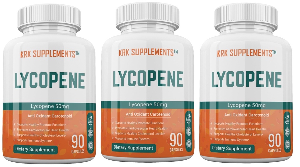 3 Botol Lycopen 50mg 270 Total Capsules