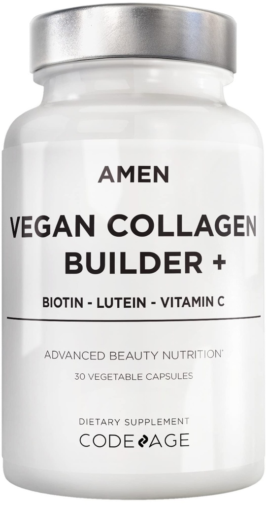 Tanaman amin c, Biotin, Lysine, Proline Collagen Boosters - Organic Cranberry, Lemon, Strawberry - Once A Day - 30 Capsules