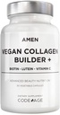 Tanaman amin c, Biotin, Lysine, Proline Collagen Boosters - Organic Cranberry, Lemon, Strawberry - Once A Day - 30 Capsules
