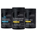 Penelitian Olahraga Magtein Magnesium L-Thretonate Capsules (2000mg, 90 Kapsul), Vegan Vitamin D3 + K2 w / Organic Coconut Oil (5000iu VIT.