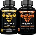 Prime Labs Tonkat Ali Plus (60 ct) + Organic Black Maca Capsules (60 ct)