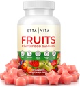 Superfruits Gummies Suplement for Bloating & Gut Health, 9 Superfruits Suplement for Dewata & Kid, Collagen Booster