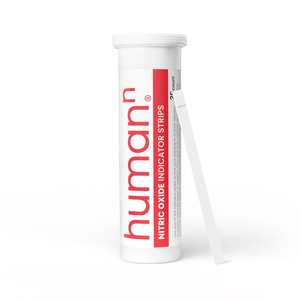 human - Nitric Oxide I Indicator Strips - Test luvary Nitrite Levels - 1 Taut 25 Strips