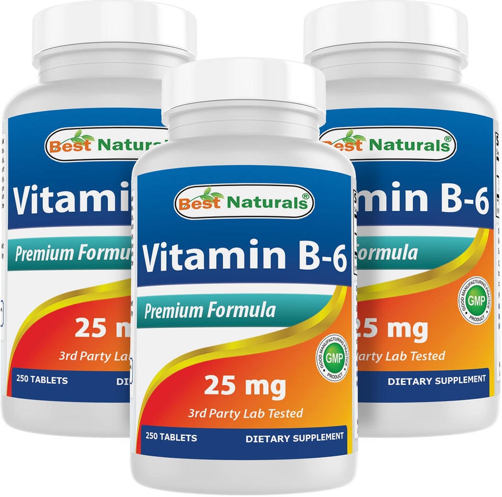 Terbaik Vitamin B6 25mg 250 Tablet (250 Cacah 3))