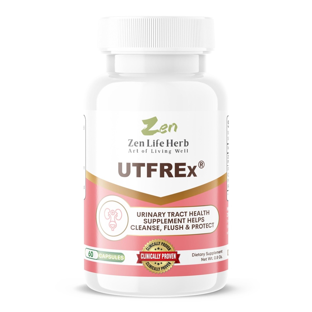 ZEN LIFE HERB UTFREx - Fast Acting - Memroses Urinary Trakt Health Support (60 Kapsul)
