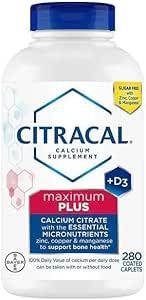 Kota Maksimum Plus Kalsium Citrate + D3, 280 Caplets