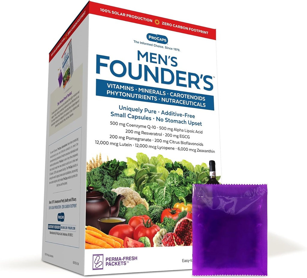 ANDREW LESSMAN Multivatin- Pendiri Pria 120 Paket - Lebih dari 40 Nutrients Plus Potensi Tinggi All Esculity Vitamin, Mineral, Phytonutrienoid, Carotoid. Ezin... Telan. Tidak Ada Alamat