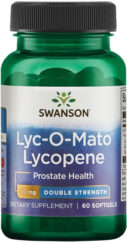 Swanson Double- Kekuatan LYC-O- Mato Lycopene 20 Juta 60 Sgels