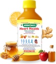 Suplemen Dietari Jantung dan Sumur Air tawar - Apple Cider Vinegar (ACV), Juice Bawang Putih, Ginger, Lemon, dan Madu - 1 Botol