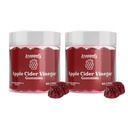 Droppel Apple Cider Vinegar Gummies 10000mg with Beet Root & PRoot 124; Non-GMO, Vegan-Friendly, Gluten Free 124; Supports Dibuble, Metabolisme, Energy & Imune Health 124; Raspberry Flavor