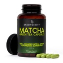 Kapsul Teh Hijau Matcha - Natural Energy Boost - Clean Gradual Caffeine - Pills Matcha Green Tea Jepang - 100% Antioksidant Alam - Calming dan Relaxing - 120 Daily Capsules - 2.000 / mg
