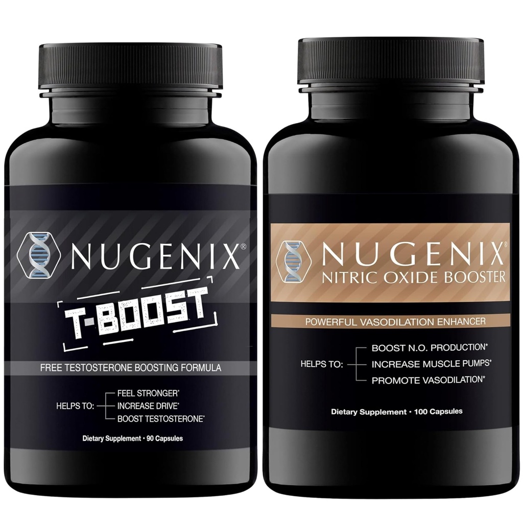 Nugenix Nitric Oxide Booster dan T-Boost Free Testosteron Booster untuk Pria