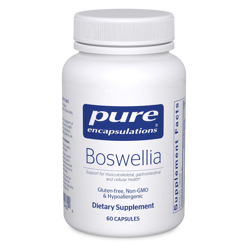 Ensulations Murni Suplemen Boswellia - untuk Kesehatan Gabungan, Jaringan GI & Connective - Mendukung Joints Sehat & Digetical Health * - Non-GMO & Vegan - 60 Capsules
