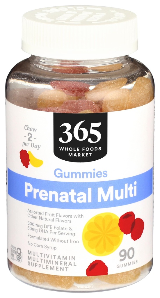 365 menurut Whole Foods Market, Prenatal Gummy, 90 Cacah