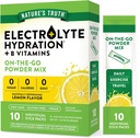Nature 's Truth Electrolyte Powder Packet 126; 10 Pack 124; Sugar Free Aff14; Vegan, Non-GMO & Gluten Free Drink Supplemen Mix