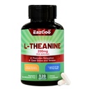 L- Theanine 200mg, Amino Acid Suplement untuk Mendukung Relaksasi, Stress, L Theanine Capsules - Non-GMO, Gluten Free, 120 Veg Capsules