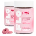 O Positiv FLO PMS Gummies for Women - Proaktif PMS Relief - Target Hormonal Breakout, Bloating, Kram, & Mood Swings with Chasteberry, Vitamin B6, & Lemon Balm - PMS Gummies (Paket 2)