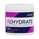 AdvoCare Rehydrate - Electrolite Drink Mix - Termasuk Magnesium, Sodium, Potasium & Calcium - Antioksidant & Amino Acid - Support Hidration & Recovery - Grape, 12.7 oz