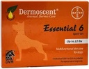 Bayer Dermoscent 6 Spot On Skin Care for Small Dogs up to 22 lb Fish Oil Suplemen