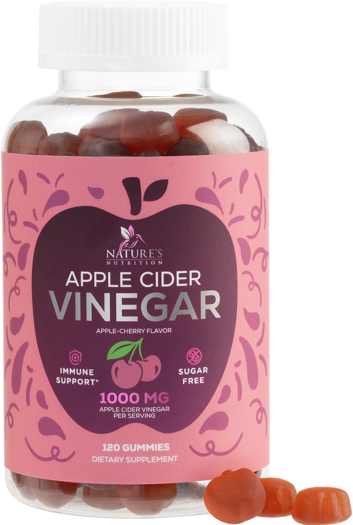 Fegan Apple Ciegar Gummy 10000mg - Sugar Free ACV Vitamin Suplement with Vitamin B12 for Energy - Keto Friendly Divalry, Detox, Cleanse Support