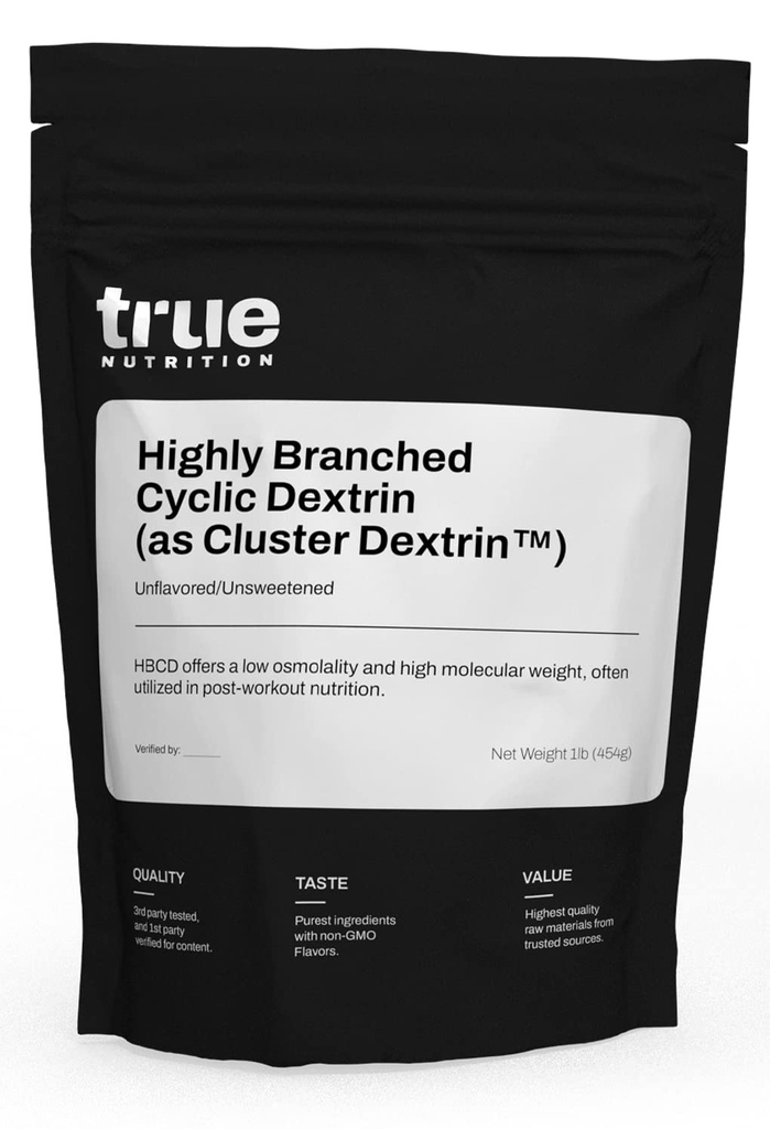 Nuklir Sejati - Sangat Bernilai Cyclic Dextrin - Carbohydrate Powder untuk Intradched-Workout Energy, Enhanced Posting-Workout Muscle Recovery - Vegan dan Non- GMO