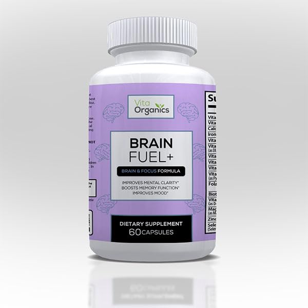 Operation Fuel + DMAE Blend Memory Suplement for Focus, Mood, Mental Energy for Busy Men & Women - 60 Capsules, Made in USA