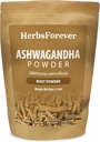 HerbsForever Ashwagandha Root Powder 454g I Winter Cherry, Non- GMO, Vegan, Gluten- Free I Ayurvedic Stress- Buster Supports Energy Booster, Vitalitas & Peremenator Overall Wellness Maximum