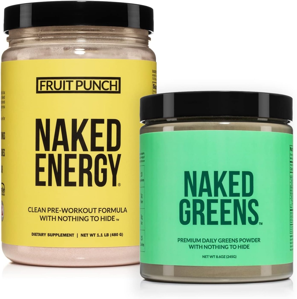 Vegan Berenergi NASD Bundle Fruit Energy Nutrection Super Greens Powder Organic Greens Suplemen