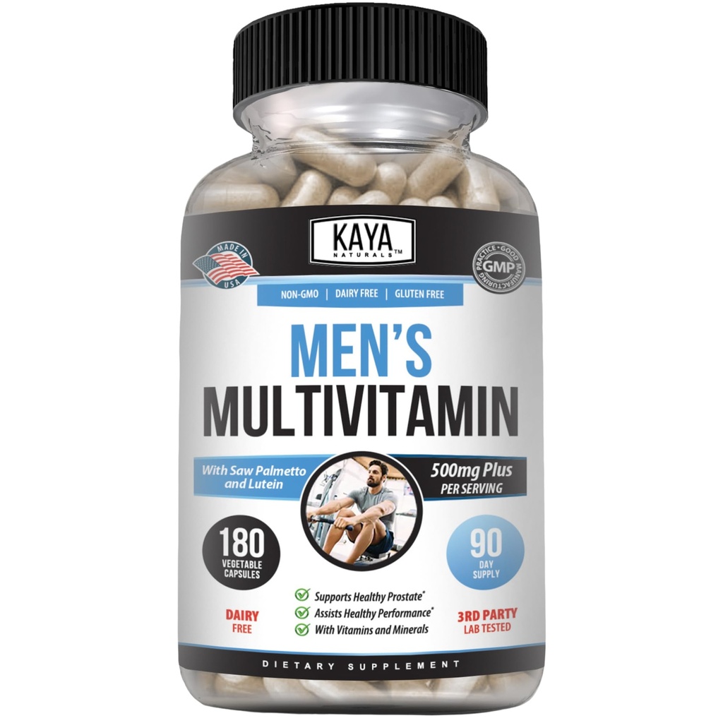 Kaya Multivitamin for Men - Men 's Prostate Multivitamin - Multi Mineral Daily Suplemen