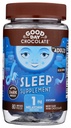 Good Day Chocolate Melonatin untuk Orang dewasa [80 Count] - Fair Trade None-GMO Dark Milk Chocolate dengan Chamomile dan Melonains 1 mg - Dewasa Melonatin, Pertumbuhan Bantuan Tidur Natural