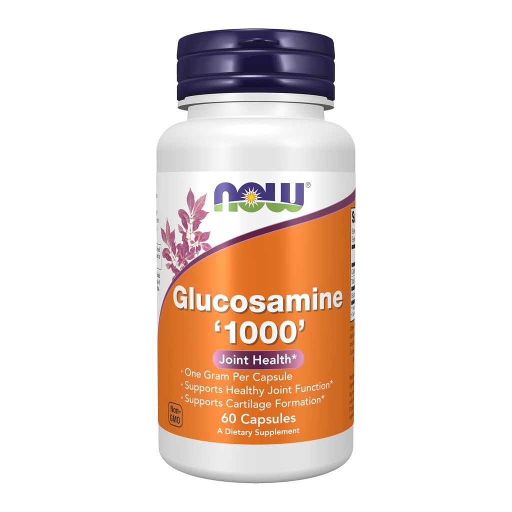 Suplemen Makanan Sekarang, Glucosamin '1000', dengan Sertifikasi Diet UL, 1 g Per Capsule, 60 Veg Capsules