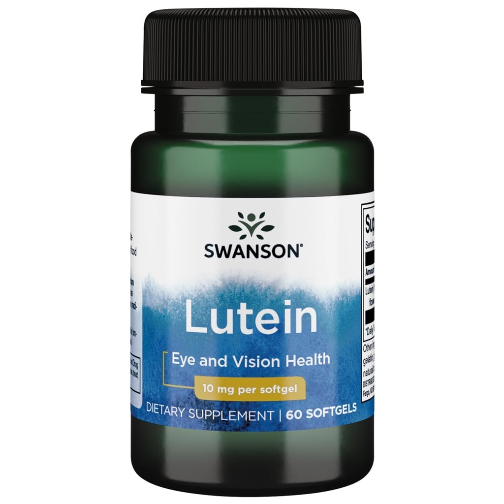 Swanson Lutein 10 Juta 60 Sgels