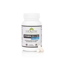 Kesehatan Seperti Yang Diharapkan Untuk Menjadi Vitamin D3 + K2 Tambahan: 124; Menyediakan Healthy Bones dan Imune Kesehatan 124; 60 Kapsul