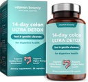 Vitamin Bounty 14- Day Colon Ultra Detox Cleanse - Gentle Colon Cleanse, Colon Cleanser Detox, Sootthing Gut Cleanse, Dukung Kesehatan Gut and Regular Bowel Movements, Digetical Health - 28 Capsules