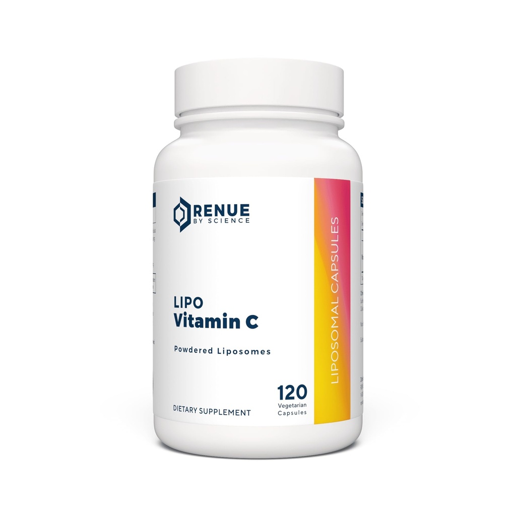 Renue By Science Vitamin C 124; High Strength Liposomal Vitamin C Suplement; 120 Vitamin C Capsules - 500mg VIT C per Serving 124; Nor - GMO & Allergen Free Alag4; Made in The USA Thirdg - Party Tested