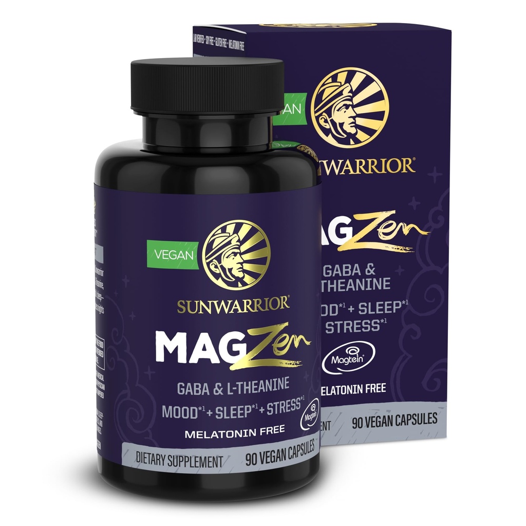 Suplemen Magnesium L- Theanine Capsules Mood, Sleep & Stress Dukungan dengan Magnesium Bisglycinate, L- Theanine & GABA Promotres Relaxation, Sleep Quality & Mental Clarity Vegan & Non-Drowsy 90 Capsules