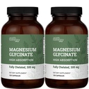 Earth Harmony Cheleated Magnesium Glycinate 500mg - 120 Capsules (2- Pack, 1000mg Total)
