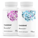 THORNE - ResveraCel (60 Kapsul) & Memoraktiv (60 Kapsul) Bundle - Supports Braat Health & Healthy Aging - Gluten, Dairy & Soy- Free