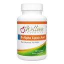 Wellness Resources R Alpha Lipoic Acid RALA Suplemen - 90 Capsules - Stabilisasi R- Lipoic Acid dengan Bio- Enhanced Na- RALA untuk Bioavability Maksimal - R-Ala Nor-GMO dan Gluten Bebas
