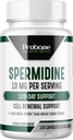 Probase Nutrition Spermidine (10mg dari 99% Spermidine 3HCL - Third Party Tested) 120 Capsules - 100x More Powerful than Wheat Germ Extract, Telomere Health and Aging 120- Day Supply - Seefisien NMN