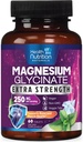 Magnesium Glycinate 250mg - 100% Cellated Magnesium for Max Absorpsi - Sleep Dukung, Muscle, Nerves, Bone & Heart Health Support, Best Mag Supplemen, Vegan Nor-GMO, 3rd Party Test - 60 tablet