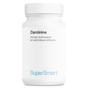 Supersmart - Carcinine 300mg per day (Paten) - Stable L- Carnosine Suplemen 126; Non- GMO & Gluten Free - 60 Vegetarian Capsules