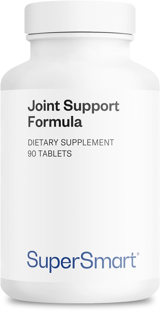 Supersmart Joint Dukung Formula (Kompleks Potency Tinggi) - dengan Glucosamin, Chondroitin, Acid Hyaluronic, MSM - Dukungan Bersama: 124; Non- GMO & Gluten Free - 90 Tablet