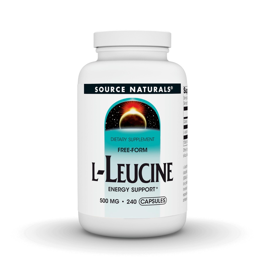 Sumber L-Leucine, Dukungan Energi *, Suplemen Amino Terbebas bagi Dukungan Energi - 240 Katup