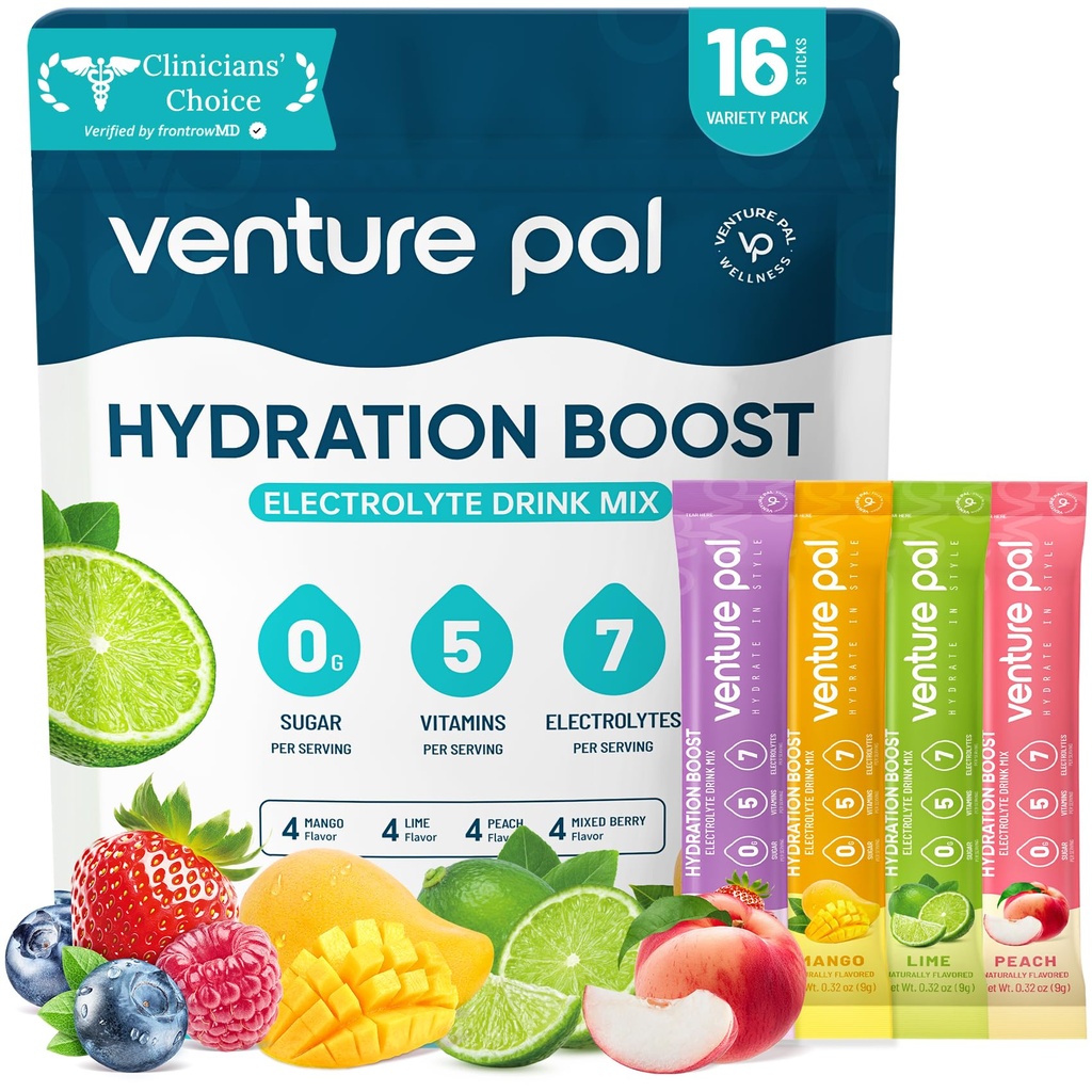 Venture Pal Sugar Free Beat Electrolyte Powder - Paket Hidration Harian IV