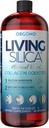 Liquid Silica Collagen Booster Liquid 124; Vegan Collagen Boosting Drink: