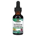 Jawaban Alam Enchinacea & Goldenseal 124; Mendukung sistem kekebalan tubuh secara sehat 124; Ekstraksi Super Murni 124- Bebas, Gluten- Bebas, Vegan dan Disahkan 1oz