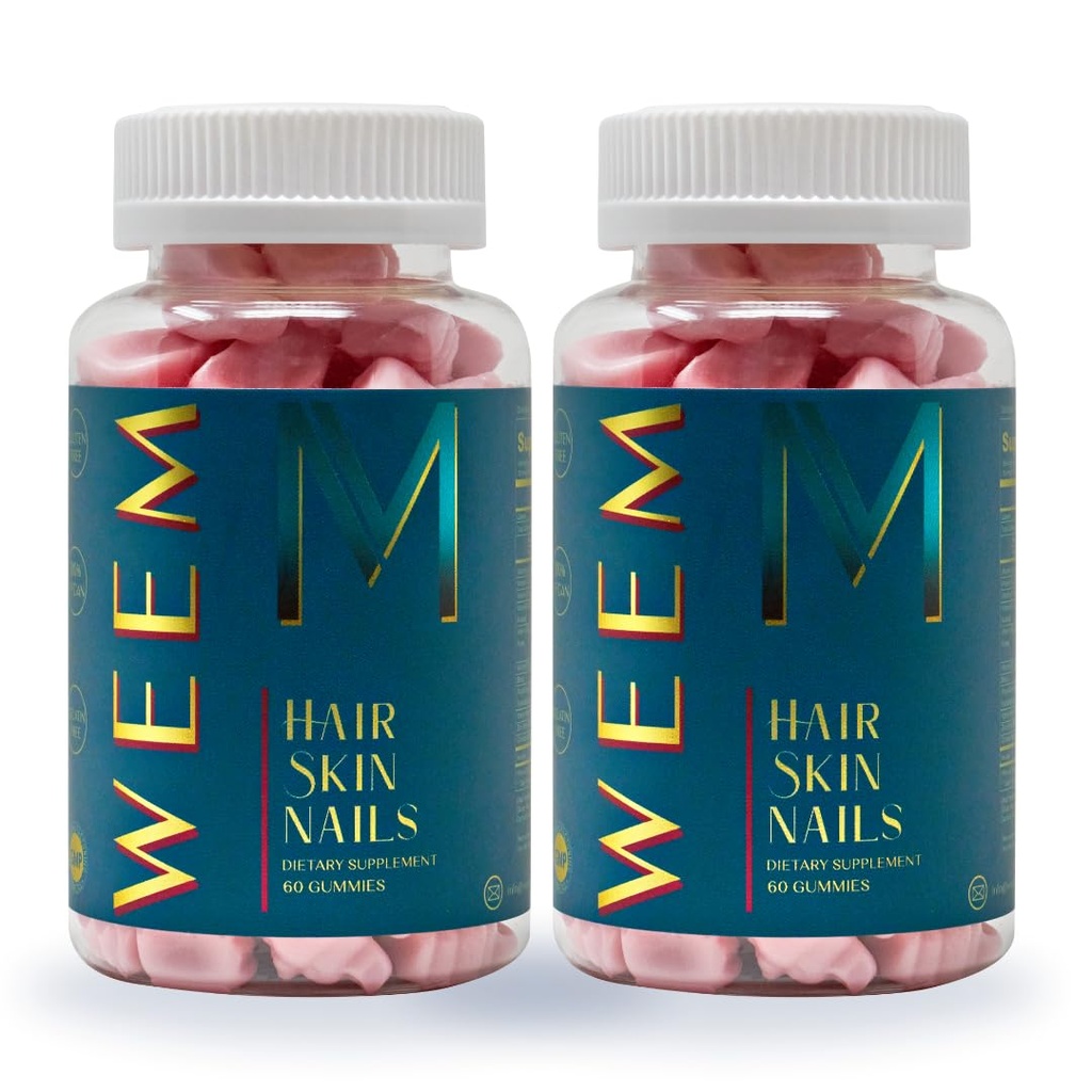 Musim panas Skin dan Nails Gummies - Mendukung Rambut Sehat - Vegan Biotin Vitamin untuk Perempuan & Pria Mendukung Rambut Lebih Cepat, Lebih Kuat Nails, Skin Sehat, Kekuatan Ekstra (2)